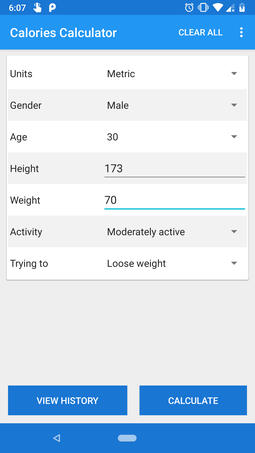 Calorie Calculator